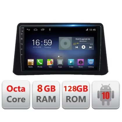 Navigatie Opel Mokka 2012-2016 F-MOKKA1 Octa Core cu Android Radio Bluetooth Internet GPS WIFI DSP 8+128GB 4G | Ambient Garage