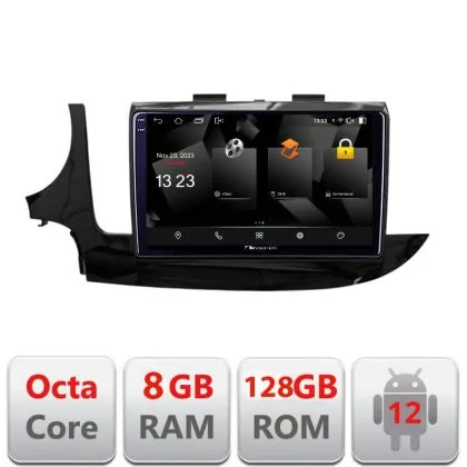 Navigatie Opel Mokka 2016- 5960Pro-MOKKA2 Android Octa Core Qualcomm 2K Qled 8+128 DTS DSP 360 4G Optical | Ambient Garage