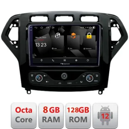 Navigatie Ford Mondeo 2007-2010 Android radio gps internet octa core 8+128 carplay android auto | Ambient Garage