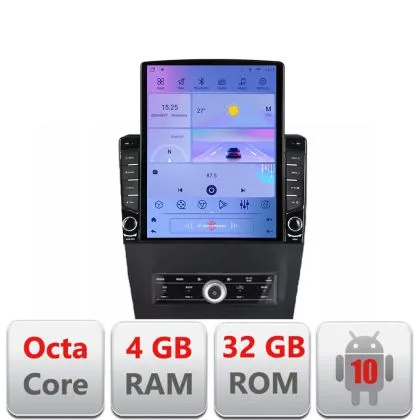 Navigatie Ford Mustang intre anii 2009-2014 Android radio gps internet Octa Core 4+64 LTE Kit-mustang-old+EDT-E | Ambient Garage