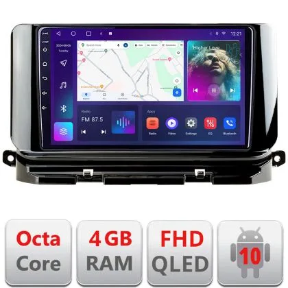 Navigatie Skoda Octavia 4 2020-2024 Android radio gps internet 4+64 carplay android auto KIT-octavia4+EDT-E310v3 | Ambient Garage