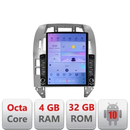 Navigatie VW Polo 2004-2011 Android radio gps internet Octa Core 4+64 LTE Kit-polo+EDT-E709 | Ambient Garage
