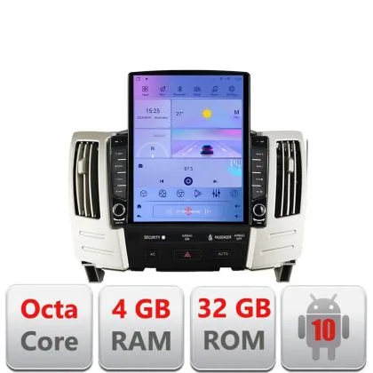 Navigatie Lexus RX300 2003-2008 Android radio gps internet Octa Core 4+64 LTE Kit-RX300+EDT-E709 | Ambient Garage