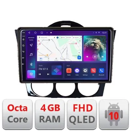 Navigatie Mazda RX8 2008-2011  Android Ecran QLED octa core 4+64 carplay android auto kit-rx8-11+EDT-E309V3 | Ambient Garage