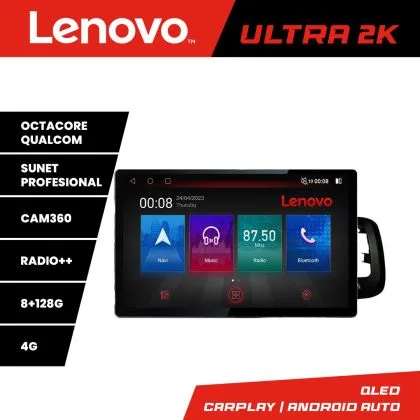 Navigatie Volvo S60 2008-2014 N-s60-08 ecran 13" 2K 8+128 Android Waze USB Navigatie 4G 360 Toslink Youtube Rad | Ambient Garage