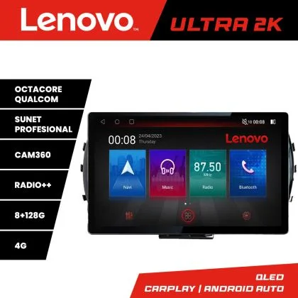Navigatie Kia Soul 2020- N-soul ecran 13" 2K 8+128 Android Waze USB Navigatie 4G 360 Toslink Youtube Radio kit- | Ambient Garage