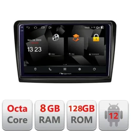 Navigatie Skoda Superb 2 5960Pro-SUPERB2 Android Octa Core Qualcomm 2K Qled 8+128 DTS DSP 360 4G Optical | Ambient Garage