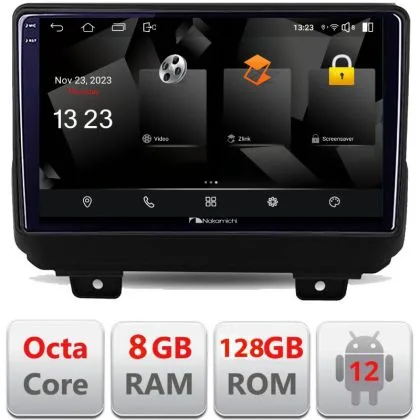 Navigatie Jeep Wrangler 2018- 5960Pro-WRANGLER Android Octa Core Qualcomm 2K Qled 8+128 DTS DSP 360 4G Optical | Ambient Garage