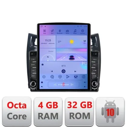 Navigatie Toyota Yaris 2008-2011 G-YARIS08 ecran tip TESLA 9.7" cu Android Radio Bluetooth Internet GPS WIFI 4+32GB DS | Ambient Garage