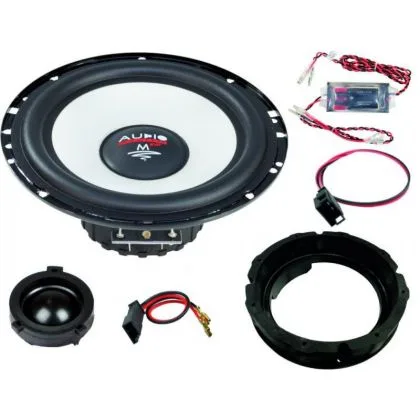 KIT Sistem component Dedicat Skoda Octavia Superb 90w Crossover plug'n'play m-fit  6.5" 165mm Audio System German Sound | Ambient Garage