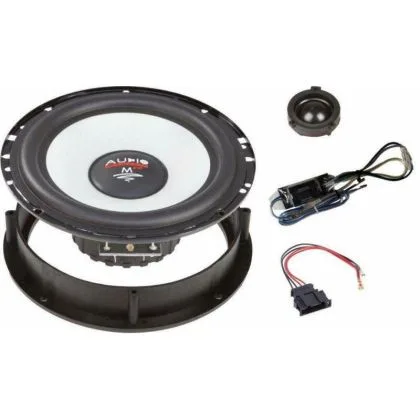 KIT Sistem component Dedicat VW UP  6.5"  m-fit 165mm Crossover plug'n'play 90W pe 2 căi Audio System German Sound | Ambient Garage