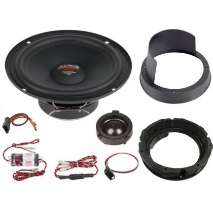 KIT Sistem component dedicat Skoda Octavia Superb 110w pe 2 căi Crossover plug'n'play  Audio System German Sound | Ambient Garage